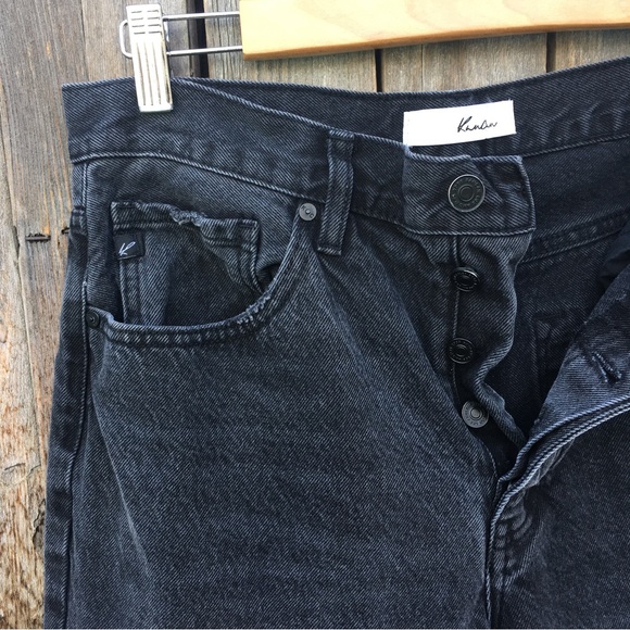 Kancan Dixon Ultra High Rise 90’s Boyfriend Jean Black 28 - Picture 4 of 15